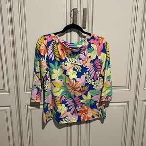 Bright and fun top from designer J McLaughlin.